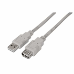 Cable Alargador USB Aisens A101-0013 - 1.8m, Blanco, USB 2.0