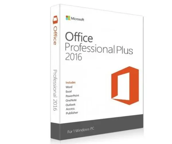 Microsoft Office 2016 Professional Plus –  Licencia 1 PC